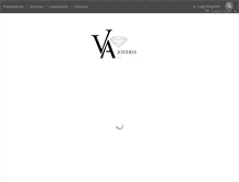Tablet Screenshot of joyeriavictoriaaguirre.com